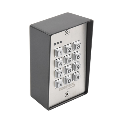 Imagen de Teclado exterior/interior antivandálico, 3 relevadores, salida wiegand, 1200 usuarios
