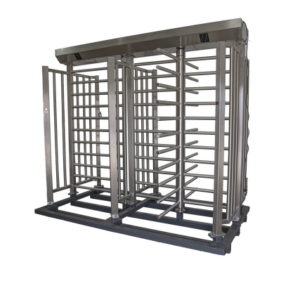 Imagen de Torniquete De Paso Doble de Cuerpo Completo con Puerta Lateral y Rehilete de Acceso / Fabricado en Acero Inoxidable Grado 304 /
