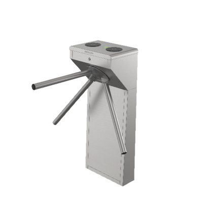 Imagen de Torniquete Trípode Bidireccional de Acero Inoxidable SUS304 / 2 Millones MCBF  / Apertura en Caso de Emergencia / Integrable con cualquier Sistema de Control de Acceso / Indicadores LED de Entrada-Salida