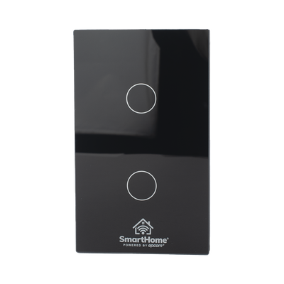 Imagen de (ZigBee) Apagador switch inalámbrico ZigBee, control de 2 regresos de carga, 110V