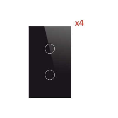 Imagen de (Wifi) KIT 4 apagadores dobles inteligentes Wifi compatibles con Alexa y GoogleHome