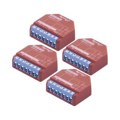 Imagen de KIT de 4 piezas Relevador inalámbrico inteligente 16A, 110-230 V, medición de consumo, compatible con asistente de voz Alexa, Google Home