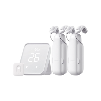 Imagen de KIT Controlador HUB principal para dispositivos SwitchBot, Señal Wifi y BLUETOOTH, incluye 2 motores cortinas y 1 control remoto