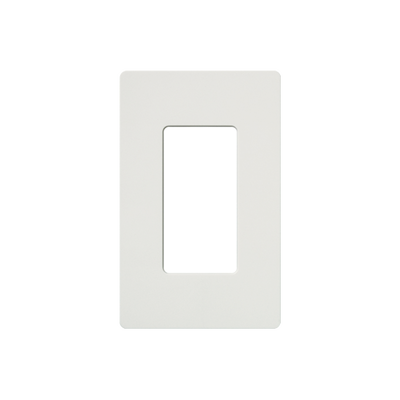 Imagen de Placa de pared 1 espacio, para atenuador (dimmer), apagador ó control remoto inalámbrico LUTRON.