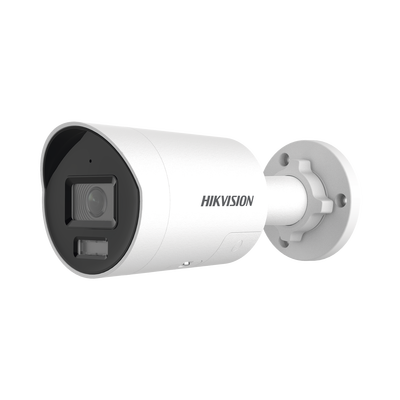 Imagen de [Dual Light + ColorVu] Bala IP 8 Megapixel (4K) / Lente 2.8 mm / 40 mts IR + 40 mts Luz Blanca / Exterior IP67 / Luz Intermitente y Alerta de Audio / Micrófono Integrado / ACUSENSE (Filtro de Falsas Alarmas) / Metal / ACUSEARCH
