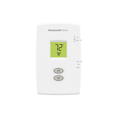 Imagen de Termostato para sistemas de una sola etapa calor y frio, no programable vertical PRO 1000