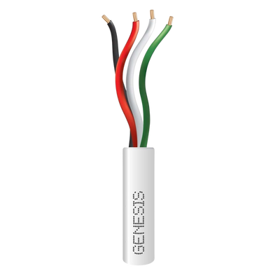Imagen de Bobina de 305 Metros /  Cable de Cobre / 4 x 22 AWG / Riser / Para Interior / Color Blanco / Para Aplicaciones de Alarmas de Intrusión y Automatización