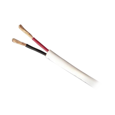 Imagen de Bobina de 152 Metros / Cable de Cobre / 2 x 14 AWG / Tipo Audio CMR, CLR3R, FT4 / Para Intemperie / Color Blanco / Para Aplicaciones en Audio / AUDACIOUS