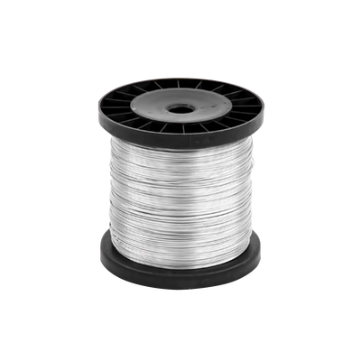 Imagen de Bobina de 500 Metros / Alambre de Aluminio Reforzado / 16 AWG / Para Intemperie / Ideal para Cercas Electrificadas.
