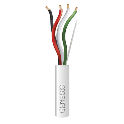 Imagen de Bobina de 152 Metros de Cable / Calibre 16 / 2 Pares / Color Blanco / Aplicaciones de Alarmas de Intrusión y Automatización