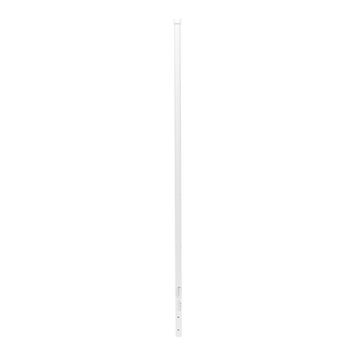 Imagen de Poste de Esquina Blanco de Acero Galv. de 1.2m para Cerca Electrificada  cal. 18 de 1" Diam. para 5 Aisladores (No incluidos).