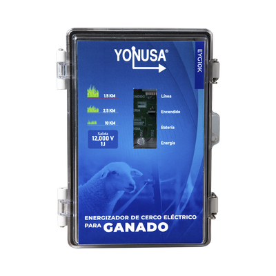 Imagen de Energizador para Ganado 10,000Volts-2JOULES/ 25,000 metros lineales de protección / Cercas Electrificadas