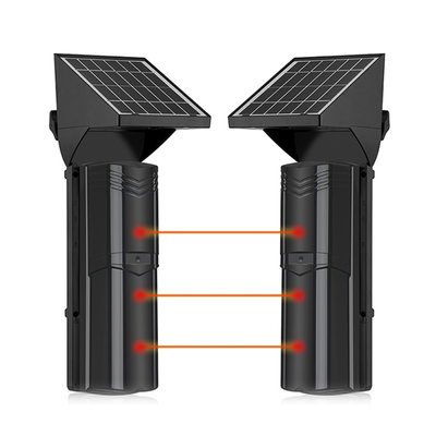 Imagen de Detector fotoelectrico con CELDA SOLAR; DE 3 RAYOS; alcance exterior 100 m / 4 frecuencias