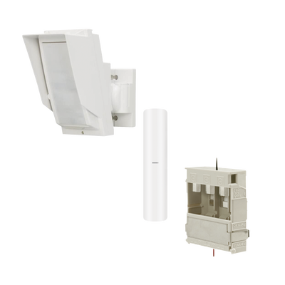 Imagen de Detector de Movimiento PIR Antimascara Tipo cortina / 100% Exterior /  Inalámbrico / Hasta 24 metros / Incluye transmisor DS-PDMC-EG2-WB(B) para paneles AXPRO