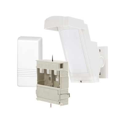 Imagen de Detector de Movimiento PIR Antimascara / 100% Exterior /  Inalámbrico / Hasta 12 metros a 85°; de cobertura/ Instalación a 3 metros / Incluye transmisor 5816 para paneles Honeywell