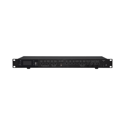Imagen de Amplificador de Audio | 2 x 60W | Baja Impedancia 4 - 8Ω | Reproductor Bluetooth, USB, SD | Efectos Integrados Delay, Echo, Repeat