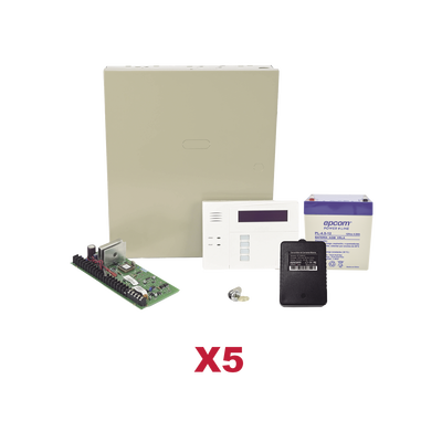 Imagen de Kit de 5 Paneles VISTA48 con Batería y Transformador