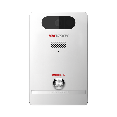 Imagen de Estación de Alarma de Pánico / Cámara de 2 Megapixel / Micrófono Integrado / Exterior IP65 / Protección IK10 / PoE / 10 mts IR  / Entradas y Salidas de Alarma