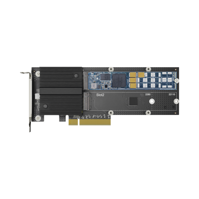 Imagen de Tarjeta adaptadora SSD M.2 de doble ranura para aceleración de caché