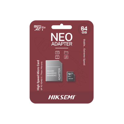 Imagen de Memoria microSD con Adaptador Ideal para Celular o Tablet / 64 GB / Multipropósito