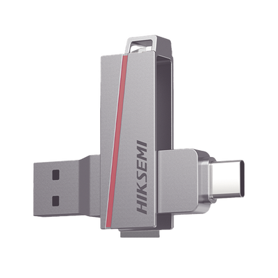 Imagen de Memoria USB Dual de 256 GB / USB-C y USB-A / Transferencia de Alta Velocidad / Metálica / Compatible con Dispositivos Móviles, Windows, Mac y Linux