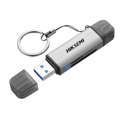 Imagen de Lector de Tarjetas 2 en 1 / Conector Dual USB-A  y USB-C / Soporta SD y Micro SD