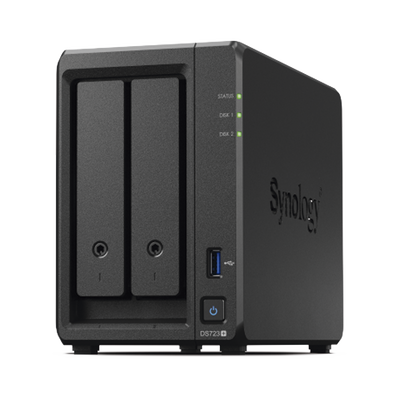 Imagen de Servidor NAS de 2 Bahías (Expandible a 7 Bahías) / Hasta 126 TB / Servicio Nube Gratis (P2P) / Administración Remota y Respaldo Programado