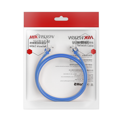 Imagen de Cable de Parcheo (Patch Cord) / UTP / Cat. 6 (24 AWG) / 2 Metros / Color Azul / Ideal para PoE+ / Interior