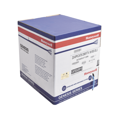 Imagen de Bobina de Cable de 305 Metros / UTP Cat6 / Color Azul / UL, CMR, SPNLS / Probado a 350 Mhz / Para Aplicaciones de CCTV, Redes de datos, IP Megapixel, Control RS485