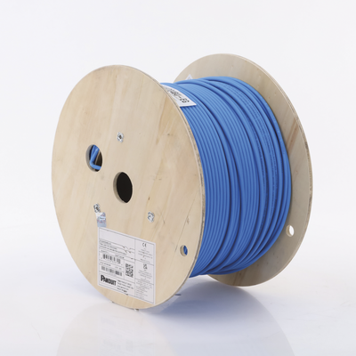 Imagen de Bobina de Cable UTP de 4 Pares, Vari-MaTriX HD, Cat6A, 23 AWG, LSZH-3 (Libre de Gases Tóxicos), Color Azul, 305m