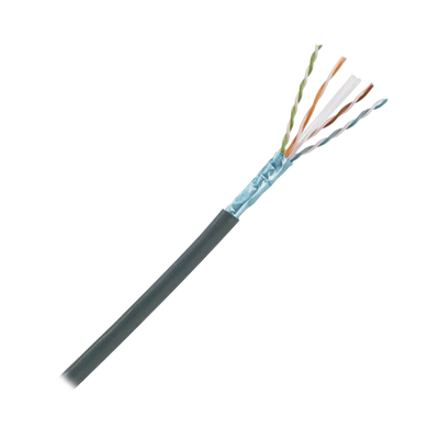 Imagen de Bobina de Cable Planta Externa con Gel, de 4 pares, Cat6A, Blindado F/UTP, Color Negro, 305m