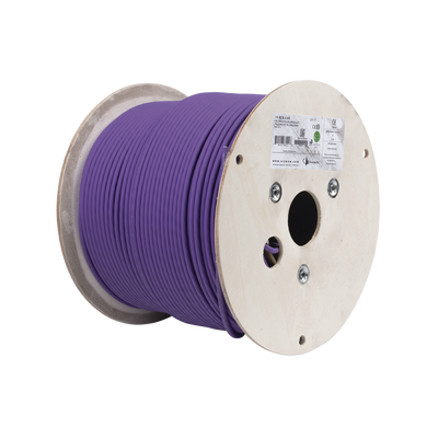 Imagen de Bobina de Cable U/UTP de 4 pares, Z-MAX, Cat6A, Soporte de Aplicaciones 10GBase-T, LS0H, Color Violeta, 305m
