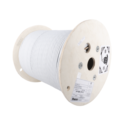 Imagen de Bobina de Cable Blindado S/FTP de 4 pares, Cat7, Inmune a Ruido e Interferencias, LSZH (Bajo humo, Cero Halógenos), Color Gris, Bobina de 500 m