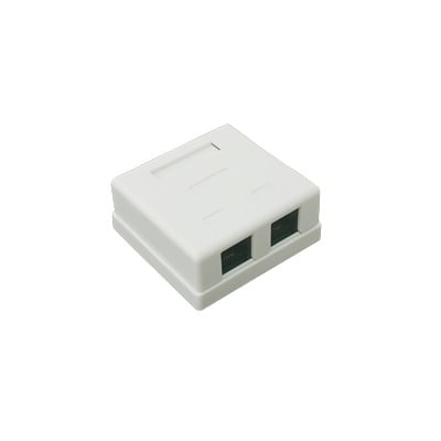 Imagen de Caja de pared con Jack UTP Cat5e y Jack RJ11 telefónico