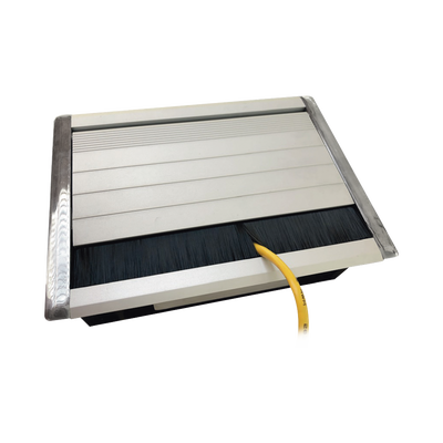 Imagen de Caja universal vacía de 2 módulos para instalación en escritorio (voz, datos, vídeo, contactos eléctricos), (No incluye accesorios)