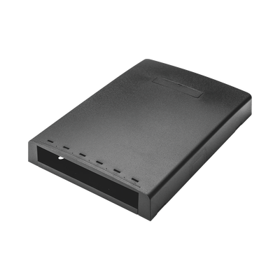 Imagen de Caja de Montaje en Superficie, Con Accesorio para Resguardo de Fibra Óptica, Para 6 Módulos Mini-Com, Color Negro