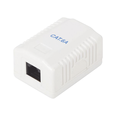 Imagen de Caja de pared con 1 puerto, incluye 1 jack UTP Cat6A