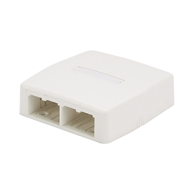 Imagen de Caja de Montaje en Superficie, Para 4 Módulos Mini-Com, Color Blanco Mate
