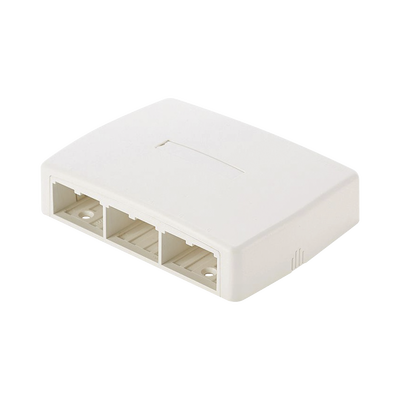 Imagen de Caja de Montaje en Superficie, Para 6 Módulos Mini-Com, Color Blanco