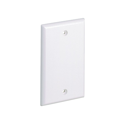 Imagen de Placa de Pared Ciega Universal, Material ABS, Color Blanco Mate