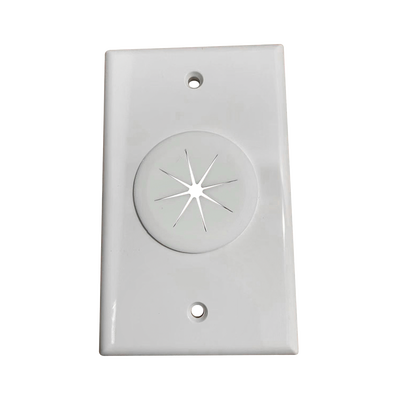 Imagen de Placa de Pared, con Orificio y Grommet, Ideal para pasar cables