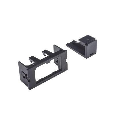 Imagen de Adaptador de 2 Módulos Mini-Com, Para Marcos Interlink, Color Negro, 1 Pieza