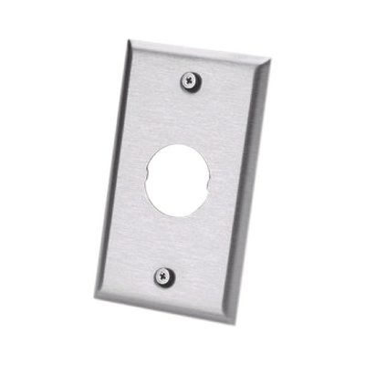 Imagen de Placa de Pared IndustrialNet™, Para 1 Conector Industrial, de Acero Inoxidable