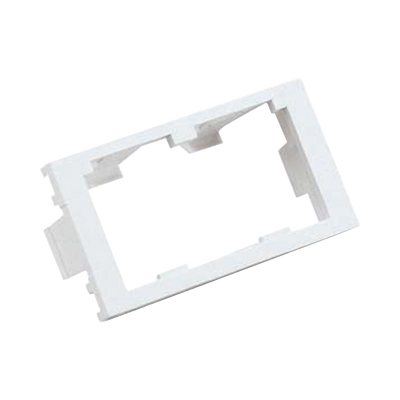 Imagen de Inserto Plano de 1/3, Espacio para Dos Módulos Mini-Com®, Color Blanco Mate