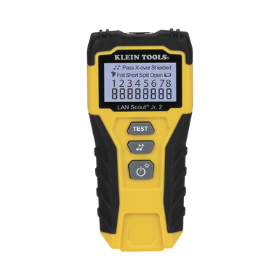 Imagen de Tester  de Cable LAN Scout™ Jr. 2/ Para: Prueba aprobada/ Error de Cableado/ Falla de Circuito Abierto o Cortocircuito/ Par Dividido/ Blindaje.