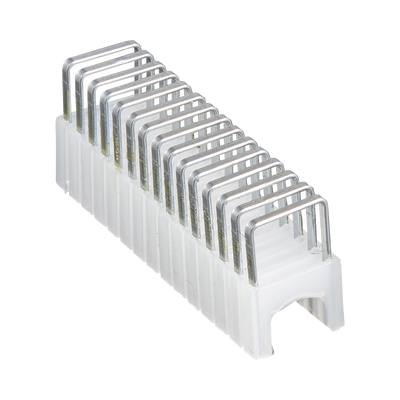 Imagen de Paquete de 300 Grapas con Aislamiento,  para Cables CAT3 y CAT5e, Cable de Altavoz y Cable de seguridad de hasta 1/4'' × 5/16'' (6 mm × 8 mm).