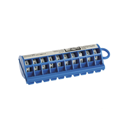 Imagen de Dispensador de Etiquetas Marcadoras, Con rollos Pre-Impresos con Números 0-9, de 2.4 metros, Color Blanco