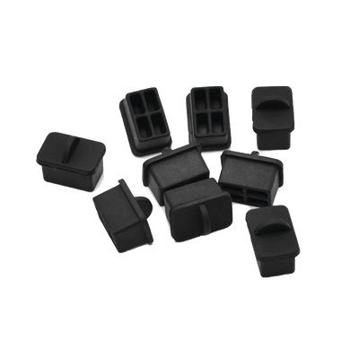 Imagen de Bolsa con 25 piezas de protectores anti-polvo para puerto SFP, color negro