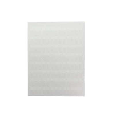 Imagen de Hojas con 5000 Etiquetas Auto-laminadas para Impresora Láser/Inyección de Tinta, para Cables de 3 a 7.1 mm de Diámetro (12 - 10 AWG), Color Blanco