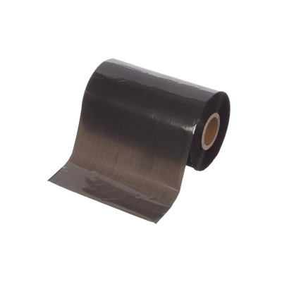 Imagen de Cinta de Transferencia Térmica, Cera/Resina, color Negra, de 4.33" x 1181' (110 mm x 363 m).